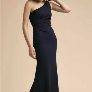BHLDN Katie may gwyneth one shoulder gown